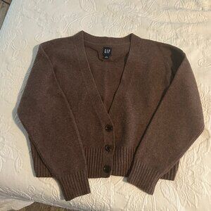 Gap Brown Cashsoft Cropped Cardigan (S Petite) - never worn